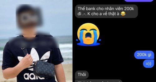 Thanh niên hẹn hò giở trò quên mang tiền, trơ trẽn xin thêm 200k đi taxi rồi thẳng tay chặn bạn gái