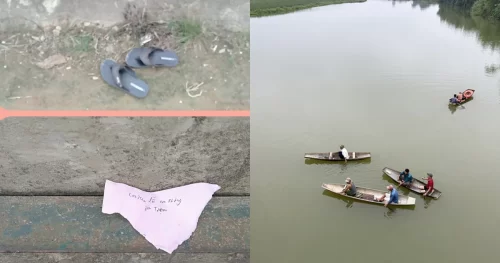 Tìm học sinh nghi nhảy sông sau khi để lại lời nhắn: "Con xin lỗi, con không ăn trộm"