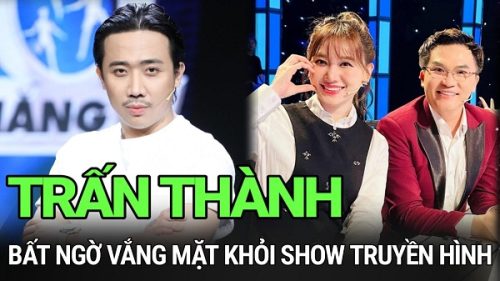 Trấn Thành vắng mặt khỏi show truyền hình sau lùm xùm phát ngôn