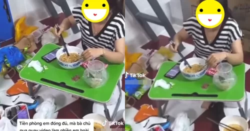 Xôn xao chuyện cô gái xinh đẹp ở bẩn, bị chủ nhà quay clip tận mặt và đòi đuổi đi