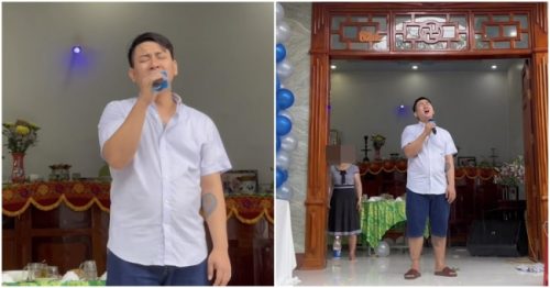 Khoảnh khắc Hoài Lâm ngẫu hứng hát đám cưới làng quê khiến CĐM bàn tán xôn xao