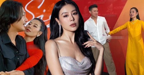 Nam Thư gây tranh cãi vì ôm thân mật đồng nghiệp nam ở sự kiện