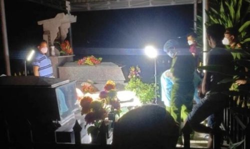 Người đàn ông tử vong bên cạnh ngôi mộ của vợ