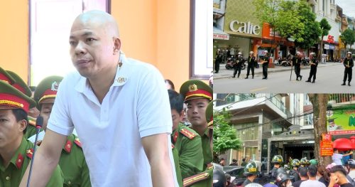 Cảnh sát bao vây nhà trùm giang hồ Tuấn ‘thần đèn’ và Mạnh ‘gỗ’ tại Thanh Hoá