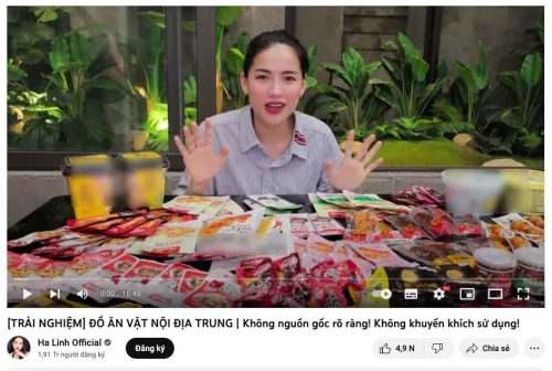 Võ Hà Linh lại bị CĐM réo tên vì đăng tải video sử dụng đồ không rõ nguồn gốc trên Youtube