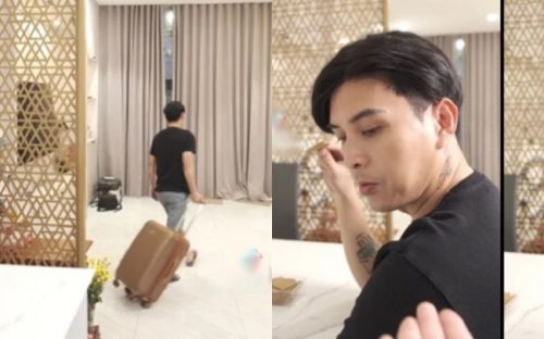 Vừa đăng ký kết hôn, Hồ Quang Hiếu lại tung clip xách vali ra khỏi nhà vì bị vợ kiểm tra điện
