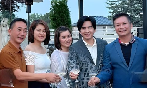 Đan Trường và vợ cũ hội ngộ Shark Hưng ở Đức, vẻ ngoài gây chú ý