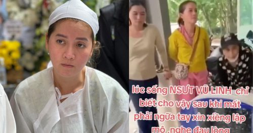 Em ruột Vũ Linh và con gái Hồng Loan "khẩu chiến" căng thẳng ngay giữa mộ người đã khuất