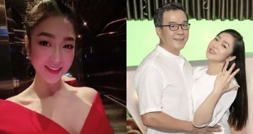 hà thanh xuân phản ứng lạ trước tin bố ruột của vua cá Koi qua đời