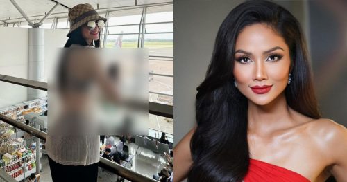 H'Hen Niê bị ném đá khi diện áo xuyên thấu ra sân bay, gây nhức mắt khán giả