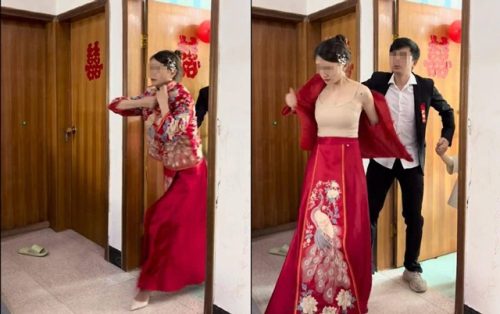 Phát hiện bí mật sốc của chú rể, cô dâu lột váy giữa đám cưới, kiên quyết hủy hôn