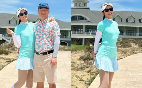 Hoa hậu Vbiz hiếm hoi khoe ảnh tình tứ cùng chồng sau 6 tháng kết hôn