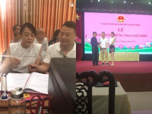 Phương Oanh đăng ký kết hôn với Shark Bình tại quê nhà Hà Nam