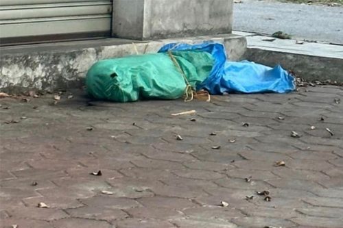 Người dân tá hỏa phát hiện thi thể cô gái được giấu trong bao dứa để trước cửa nhà