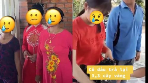Vụ cô dâu đòi vàng: Nhà gái đem trả toàn bộ số vàng, chính thức chấm dứt với chú rể chỉ vì một nguyên nhân