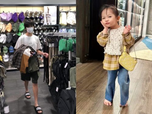 Con gái Đàm Thu Trang 3 tuổi đeo túi 700 triệu, con riêng Cường Đô La nhìn không ra con nhà giàu