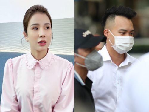 Diệp Lâm Anh lo lắng sau phiên xét xử vì chồng cũ đòi nuôi cả 2 con, rời toà án trong căng thẳng, buồn bã