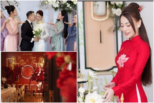 Sự trùng hợp bất ngờ của Phương Oanh - Ngọc Anh khi ăn hỏi cùng một ngày