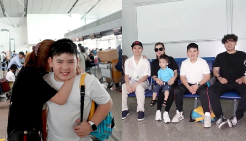 Vợ cũ tiết lộ bạn gái mới khóc như mưa khi tiễn con riêng của Bằng Kiều về Mỹ