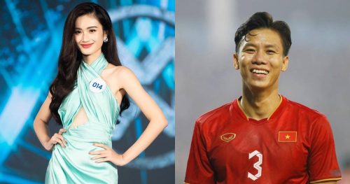 Đội trưởng ĐTQG Quế Ngọc Hải "khịa" Hoa hậu Ý Nhi
