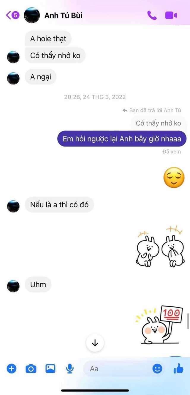 anh tú thả thính gái lạ