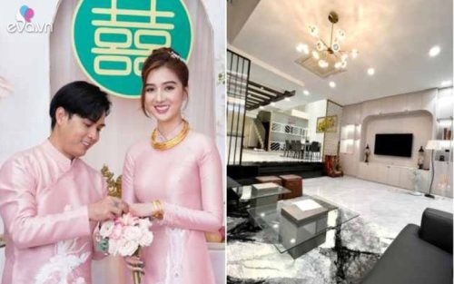 Biệt thự 23 tỷ của vợ chồng Hồ Quang Hiếu: Rộng 300m2, bên trong bề thế được trang trí hoành tráng