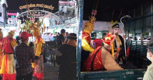 Thầy trò Đường Tăng ở chợ đêm Phú Quốc