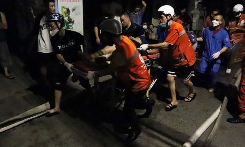 Khoảng 40 người thương vong trong vụ cháy ở chung cư mini quận Thanh Xuân