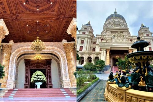 Cung điện dát vàng của đại gia Ninh Bình: Rộng tới 28.000m2, dùng cả vạn khối gỗ quý làm nội thất