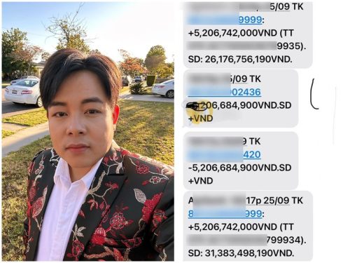 Quang Lê được chuyển nhầm 5 tỉ, vô tình để lộ số dư tài khoản gây choáng váng