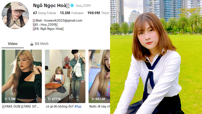 tiktoker ngô ngọc hòa