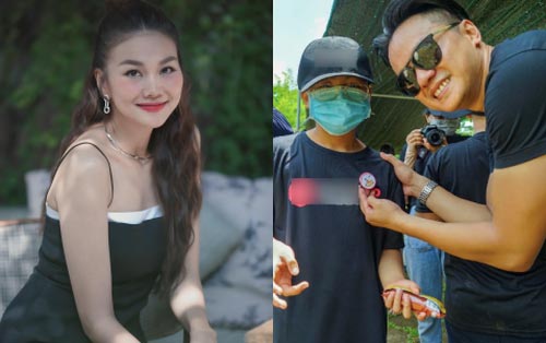 Lộ ảnh hiếm của Trần Nhật Minh - vị hôn phu Thanh Hằng bên con trai