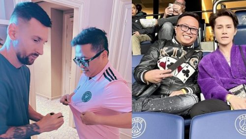 Doanh nhân Quốc Cường đến chúc mừng Messi giành QBV, được ký tặng áo tại phòng ngủ, liền đá đểu Jack