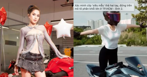 Ngọc Trinh bất ngờ lên tiếng sau khi bị công an sờ gáy vì làm xiếc trên môtô