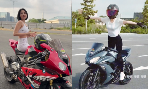 Ngọc Trinh bị triệu tập vì diễn xiếc khi lái xe mô tô, mức phạt ra sao