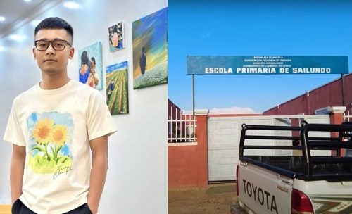 Quang Linh Vlog khánh thành trường học ở Angola, hé lộ 1 chi tiết khiến fan Việt tự hào