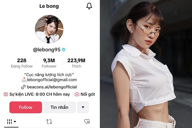 tiểu sử tiktoker lê bống