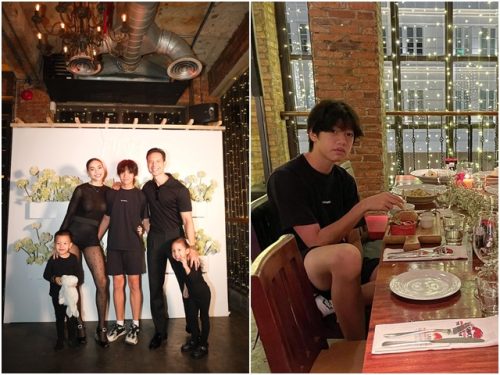 Subeo giản dị hết nấc trong sinh nhật Hồ Ngọc Hà, chiều cao khủng gần bằng bố dượng gây chú ý