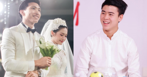 Đoàn Văn Hậu nói vài lời sau khi cưới Doãn Hải My, Duy Mạnh lập tức có phản ứng gây chú ý
