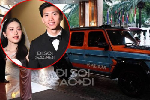 Choáng với dàn xế sang trong đám cưới Đoàn Văn Hậu - Doãn Hải My