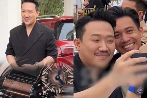 Trấn Thành gây sốc khi đeo đồng hồ 8 tỷ đi đám cưới