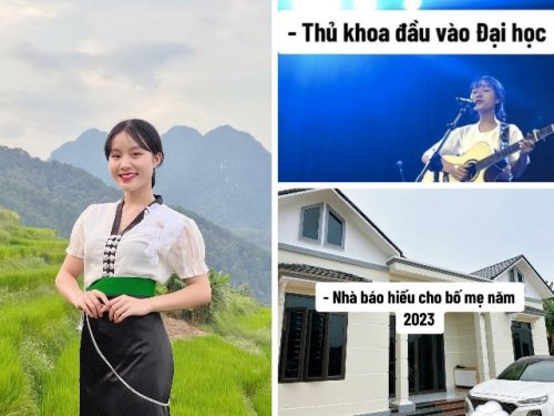 Cô nàng 22 tuổi xây nhà khang trang tặng bố mẹ nổi rần rần trên MXH