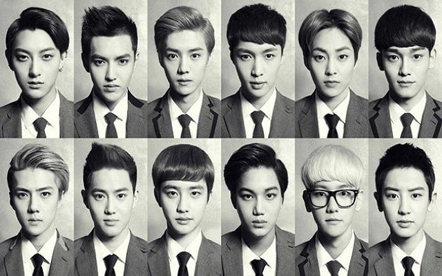 Chi tiết thông tin về tiểu sử và sự nghiệp của nhóm EXO Nhóm nhạc EXO có 12 thành viên khi mới ra mắt