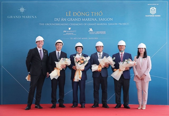 Nguyễn Hương Liên là ai? Bà Liên đại hiện cho Masterise Group dự lễ mở màn dự án Grand Marina