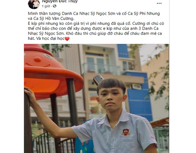 Nguyễn Đức Thụy là ai? Tiểu sử & sự nghiệp của Bầu Thụy Bầu Thụy ngỏ ý muốn hỗ trợ Hồ Văn Cường tiếp tục học hành và hoạt động nghệ thuật