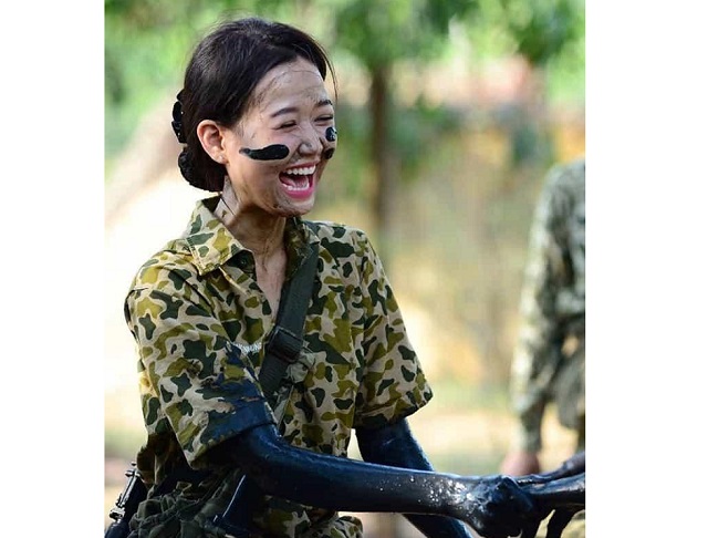 Nhung Gumiho là ai? Tiểu sử, đời tư của Nhung Gumiho Hình ảnh Hồng Nhung hot girl trong chương trình Sao nhập ngũ