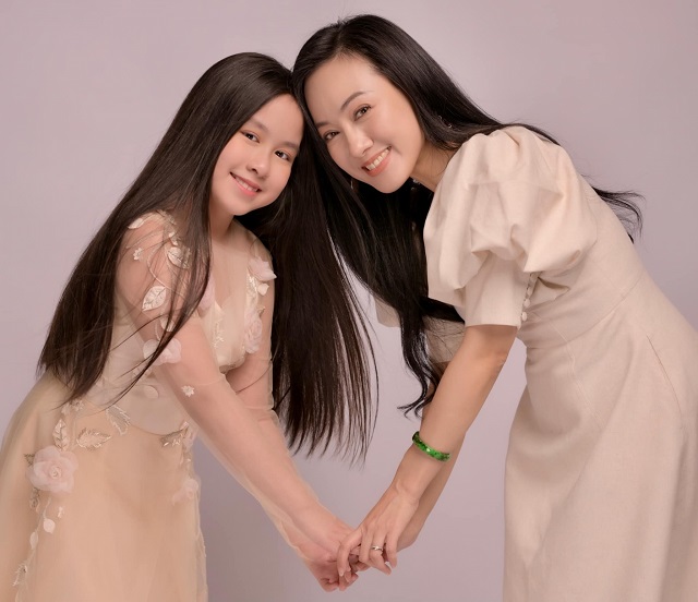 Hoài Anh có một con gái xinh đẹp, dễ thương