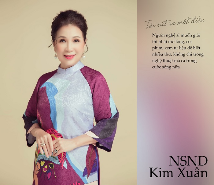 Nghệ sĩ Kim Xuân tham gia vào rất nhiều bộ phim điện ảnh và truyền hình nổi tiếng