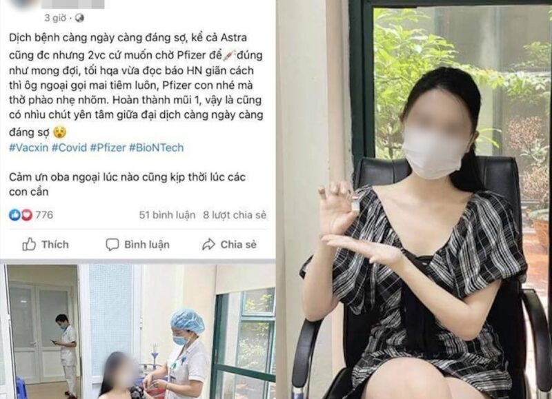 Tiểu sử & sự nghiệp của Vũ Phương Anh Tại tiếng xuất hiện sau khi cô đăng ảnh được ưu tiên tiêm phòng vacxin