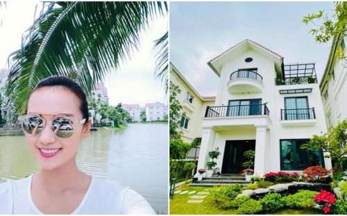 Chiêm ngưỡng biệt thự ven hồ gần 60 tỷ của nữ diễn viên "giàu nhất miền Bắc"